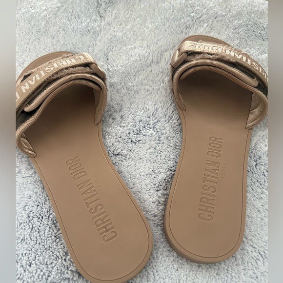 Dior Revolution Camouflage Nude Sandals Size 39 - Picture 4 of 5